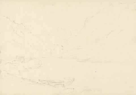 unknown artist Mountainous Landscape and Lake