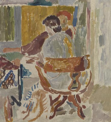 Duncan Grant Vanessa Bell at Her Easel