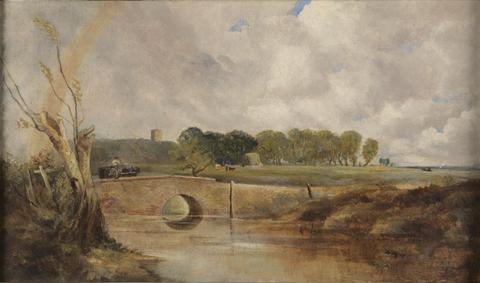 Lionel Constable A Rainbow - View of the Stour