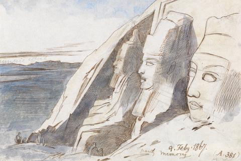 Edward Lear Abu Simbel