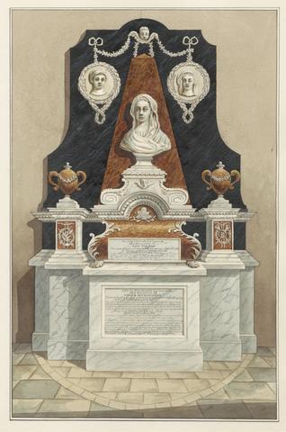 Daniel Lysons Memorial to Ann Tolson also to Caleb Cotesworth and Susannah, his Wife from Isleworth Church