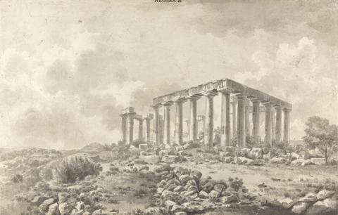 William Pars Temple of Jupiter Panhellenios at Aegina