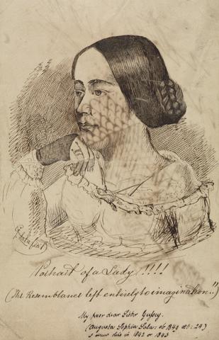 George Augustus Sala Portrait of a Lady