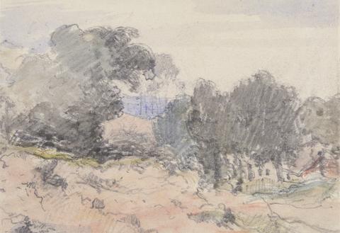 William Collins Landscape: House and Trees