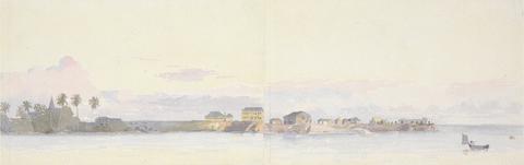 Lionel Grimston Fawkes Jamaica: Lucea, Montego Bay, in the Early Morning, From the Steamer