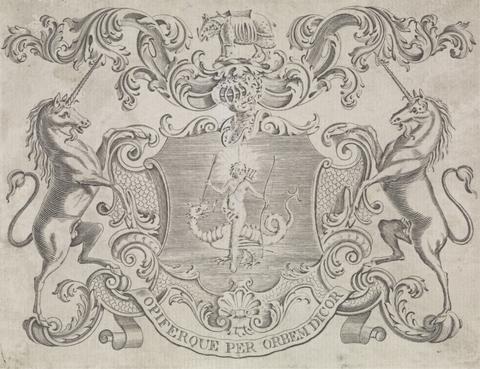 unknown artist Coat of Arms with the Motto 'Opiferque per orbem dicor'