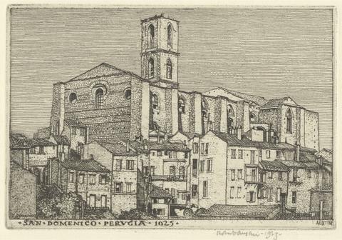 Austin, Robert, 1895-1973 San Domenico, Perugia