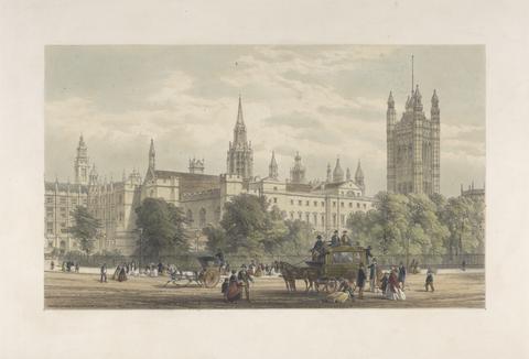 unknown artist Palace of Westminster from the Northwest