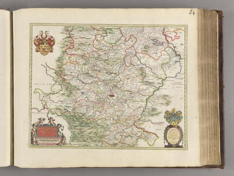 Erich, Adolar, 1559-1634, cartographer. Thuringia landgraviatus /