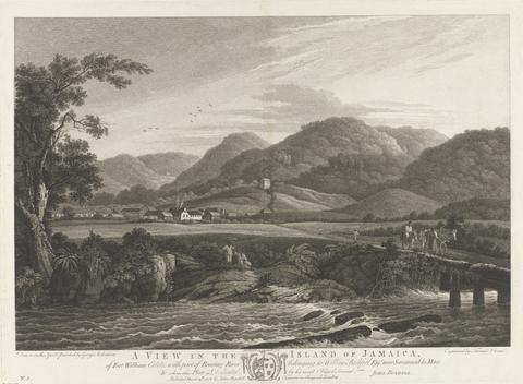 Thomas Vivares A View in the Island of Jamaica, of Fort William Estate, with part of Roaring River belonging to Mr. William Beckford, Esq.r near Savannah la Marr
