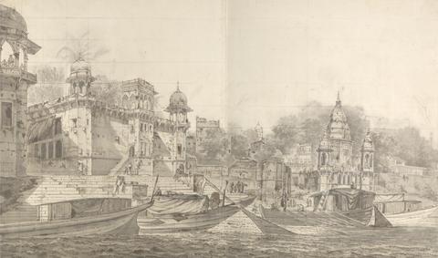 William Hodges View of Part of the City of Benares
