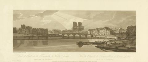 Thomas Girtin View of Pont de la Tournelle and Notre Dame taken from the Arsenal