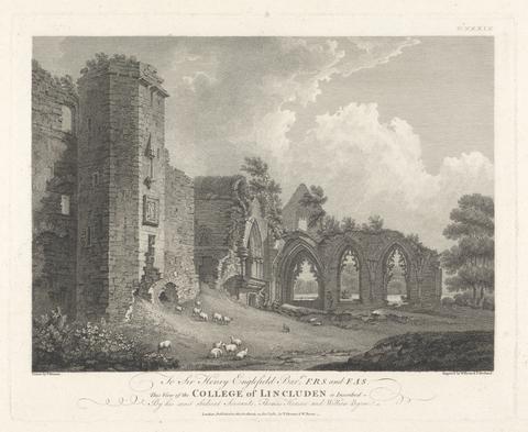 William Byrne The Ruins of the College of Lincluden