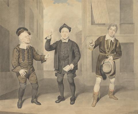 Samuel De Wilde A Scene from a Play - Three Actors