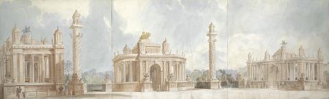 Sir John Soane Design for Hyde Park and St. James' Park Entrance