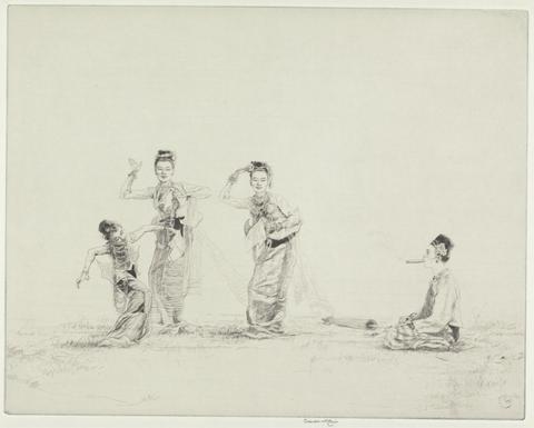 Charles William Cain Burmese Dancers