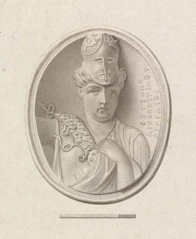 Francesco Bartolozzi RA Medallion Design of Minerva