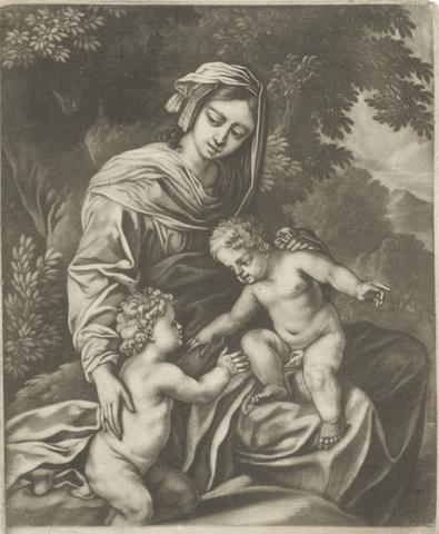 Bernard Lens II Virgin, Child and St. John