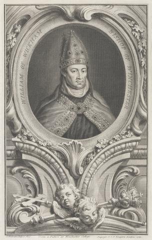 Jacobus Houbraken William of Wickham, Bishop of Winchester