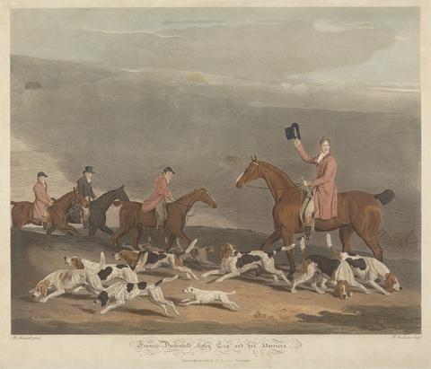 Richard Woodman Hare Hunting: Francis Duckenfield Astley Esqr. and his Harriers