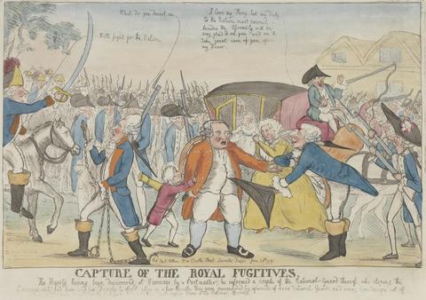 unknown artist Capture of the Royal Fugitives