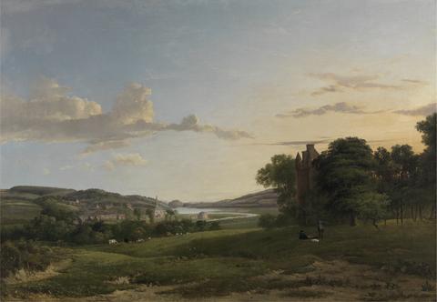 Patrick Nasmyth A View of Cessford and the Village of Caverton, Roxboroughshire in the Distance
