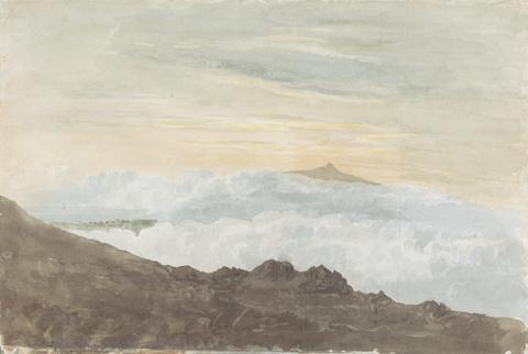 Joshua Cristall Mountainous Landscape with Clouds