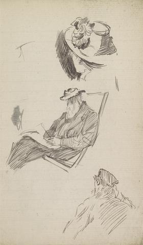 Charles Samuel Keene Sketchbook Drawing