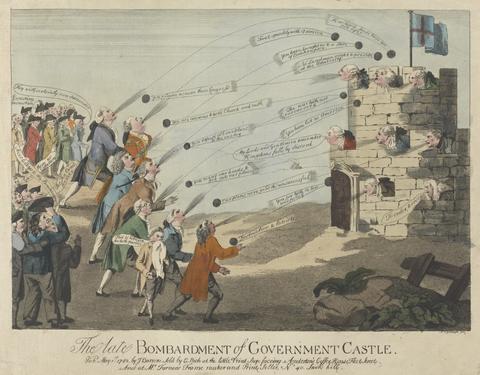 unknown artist The Late Bombardment of Government Castle