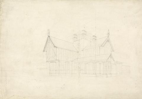 Sir Jeffry Wyatville Cottages at Chatsworth, Derbyshire: Perspective