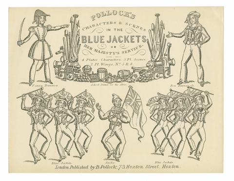 The blue jackets, or, Her majesty's service : a farce, in one act, adapted only for Pollock's characters and scenes.