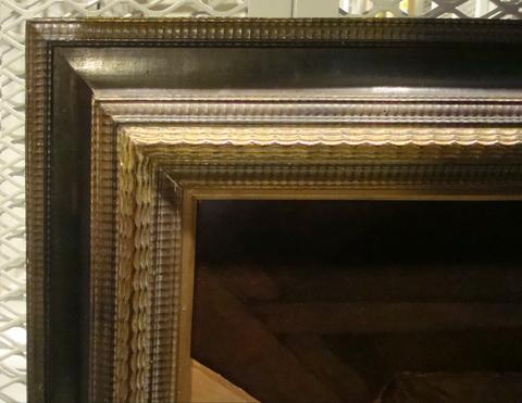 unknown framemaker British, Netherlandish/German style ripple frame