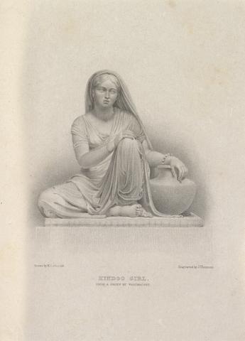 James Thomson Hindoo Girl, from a group by Westmacott