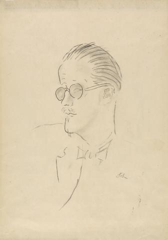 Augustus Edwin John Portrait of James Joyce