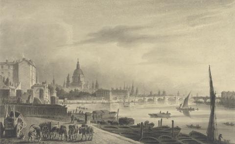 unknown artist The City of London from Somerset House