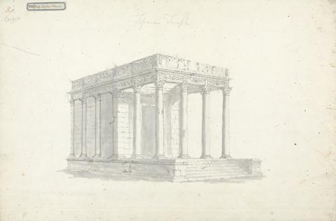 James Bruce Pl. VIII Temple of Jupiter at Tebessa