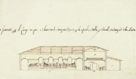 unknown artist Design for a Riding School