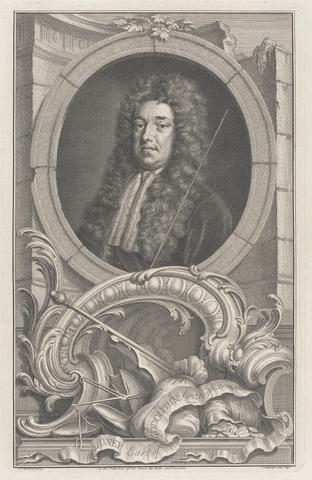 Jacobus Houbraken Sidney Godolphin, first Earl of Godolphin
