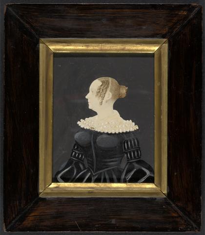 unknown artist Portrait of a Woman in a Black Dress