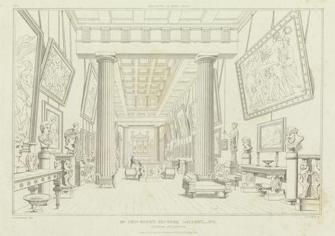 unknown artist Mr. Thomas Hope's Picture Gallery, Duchess Street, London