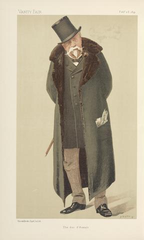 Jean Baptiste Guth Vanity Fair: Royalty; 'The Duc D'Aumale', Prince Henry Eugene Philippe Louis D'Orleans, Duc D'Aumale, February 28, 1891