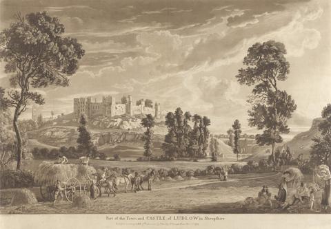 Paul Sandby RA Part of the Town and Castle of Ludlow