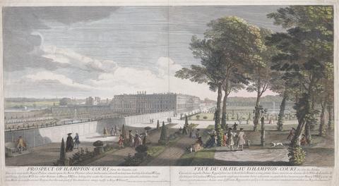 Jacques Rigaud Prospect of Hampton Court from the Garden Side