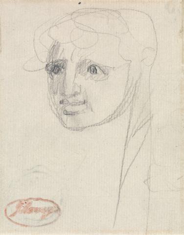 George Romney Head of a Girl