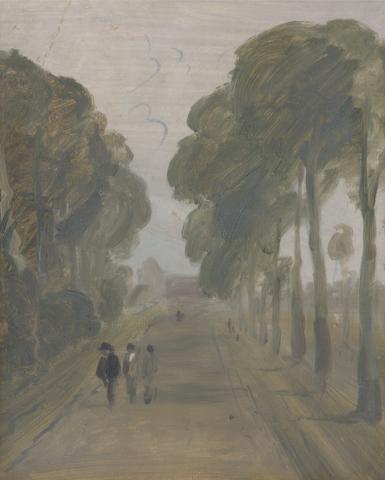 Avenue with Figures