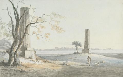 Henry Tresham Remains of the Temple of Olypian Jove with a View of Ortygia, Syracuse