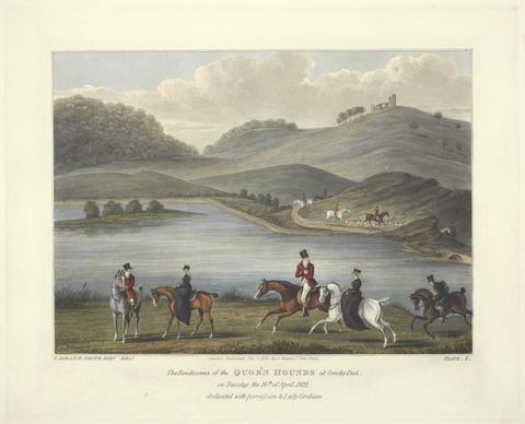 Charles Loraine Smith [Fox-Hunting] set of six: 2.The Redezvous of the Quor'n Hounds