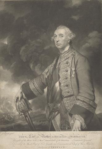 James McArdell General John Leslie, 10th Earl of Rothes