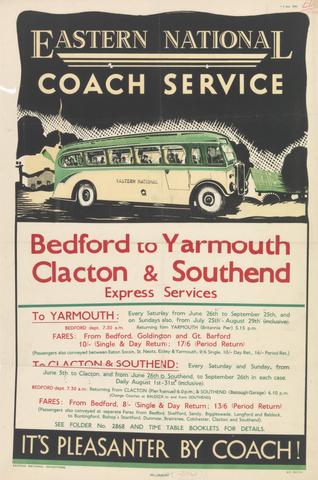 Bedford to Yarmouth Clacton & Southend