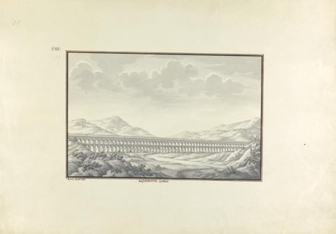 Giovanni Battista Borra View of a Long Aqueduct